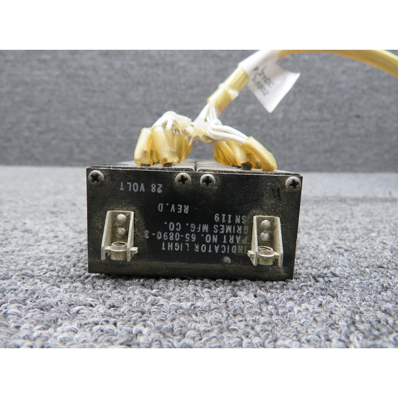 65-0890-3 Grimes Annunciator Panel with Connector (28V)