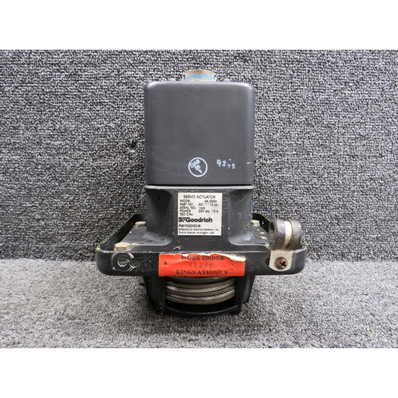501-1112-03 BF Goodrich SA-200C Servo Actuator w Mods & Lear Cable Mount
