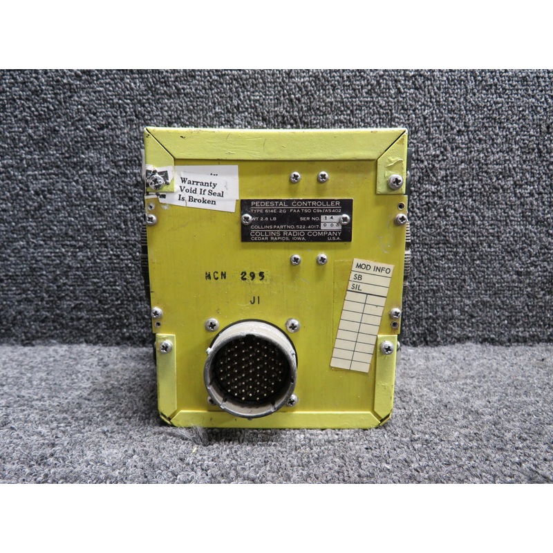 522-4017-003 Collins 614E-2G Pedestal Controller (Broken Light) (Worn Face)