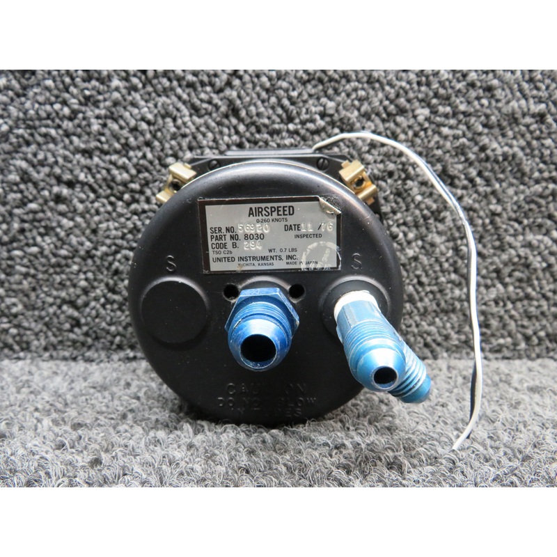 8030 (Alt: 102-380002-23) United Instruments Airspeed Indicator (Code: B.294)