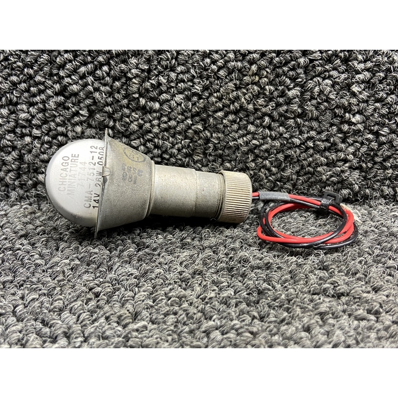 A-1825 (Alt: 880020-501) Mooney M20K Grimes Rudder Light Assembly (Minus Lens)