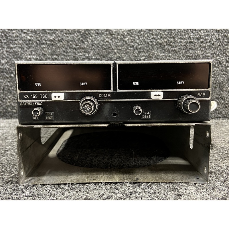 069-1024-34 Bendix KX-155 VHF Communication Navigation Receiver Radio with Tray