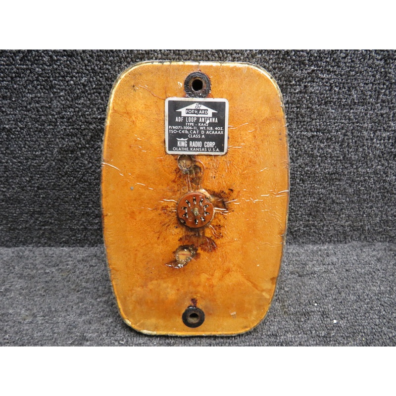 071-1006-11 King Radio KA-42 ADF Loop Antenna (Yellowed) (Corroded) (Core)