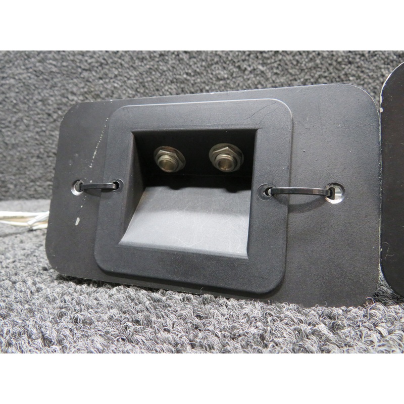 Beechcraft 58 Phone and Mic Jack Set with Housings, Mounting Plates, Placard