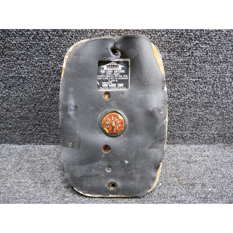 071-1006-11 King Radio KA-42 ADF Loop Antenna (Yellowed) (Cracked) (Core)