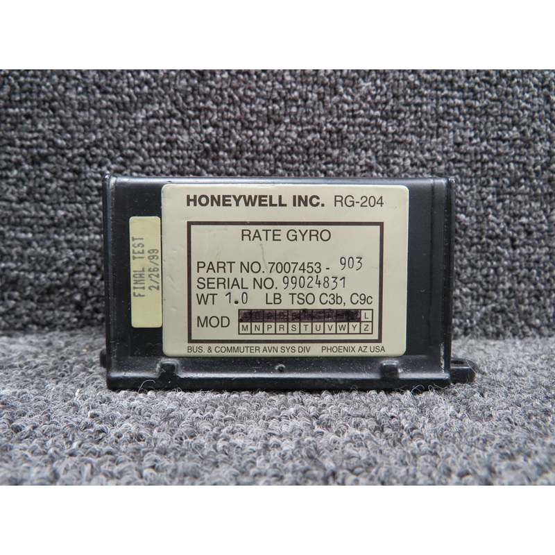 7007453-903 Honeywell RG-204 Rate Gyro with Modifications