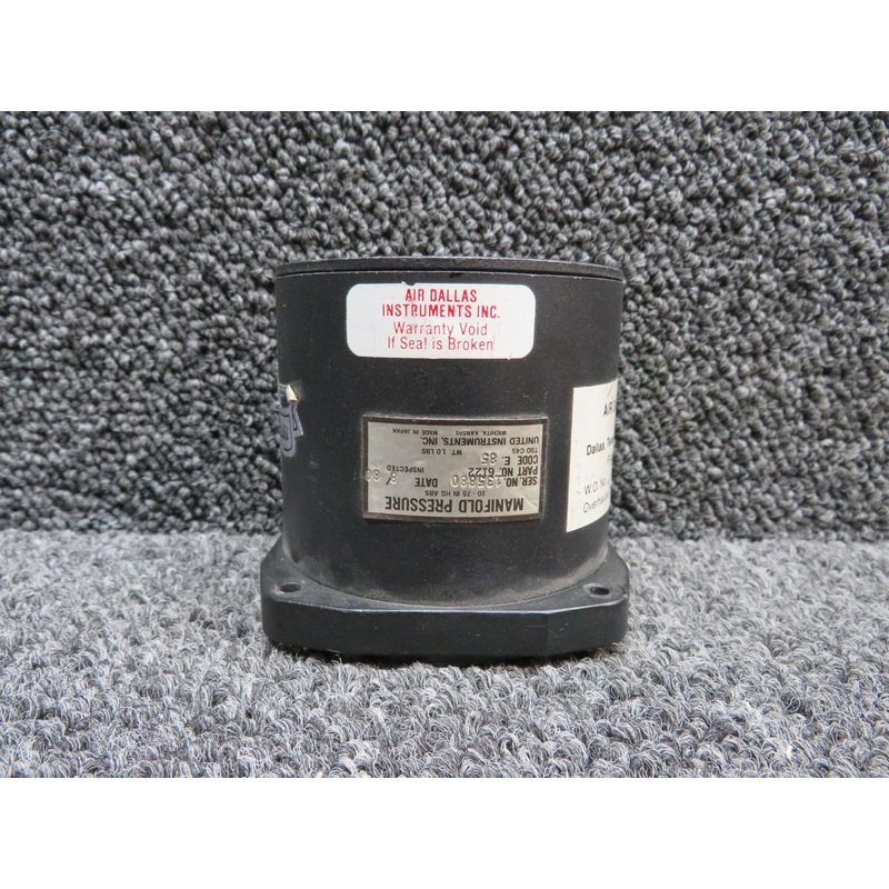 6122 United Instruments E-85 Dual Manifold Pressure Indicator