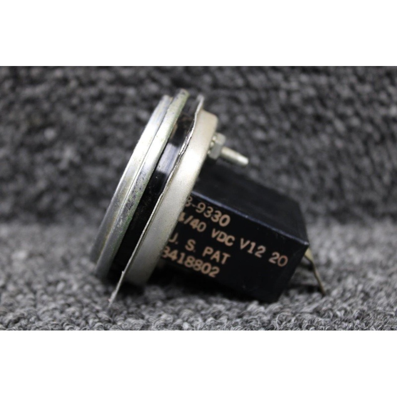 3-9330 Stewart Warner Hobbs Meter Indicator (Hours: 900.4) (Volts: 4-40)