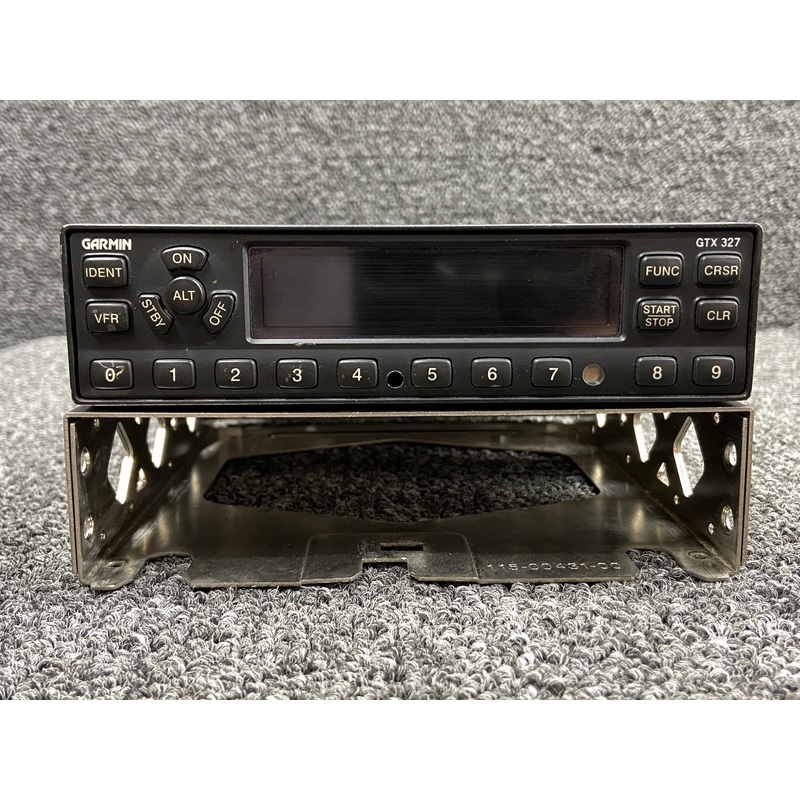 011-00490-00 Garmin GTX-327 Transponder Radio with Tray (Volts: 11-33)