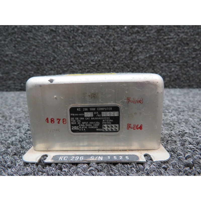 065-0036-00 King Radio KC-296 Yaw Computer with Mod (Volts: 14 or 28)