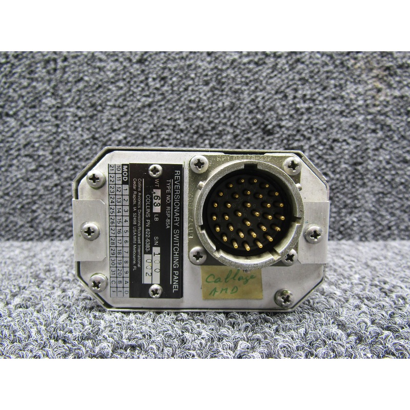 622-6383-002 Collins RSP-85A Reversionary Switching Panel