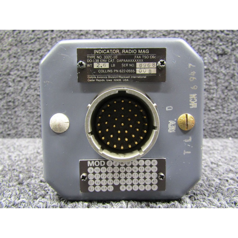 622-0555-008 Collins 332C-10 Radio Magnetic Indicator with Mods