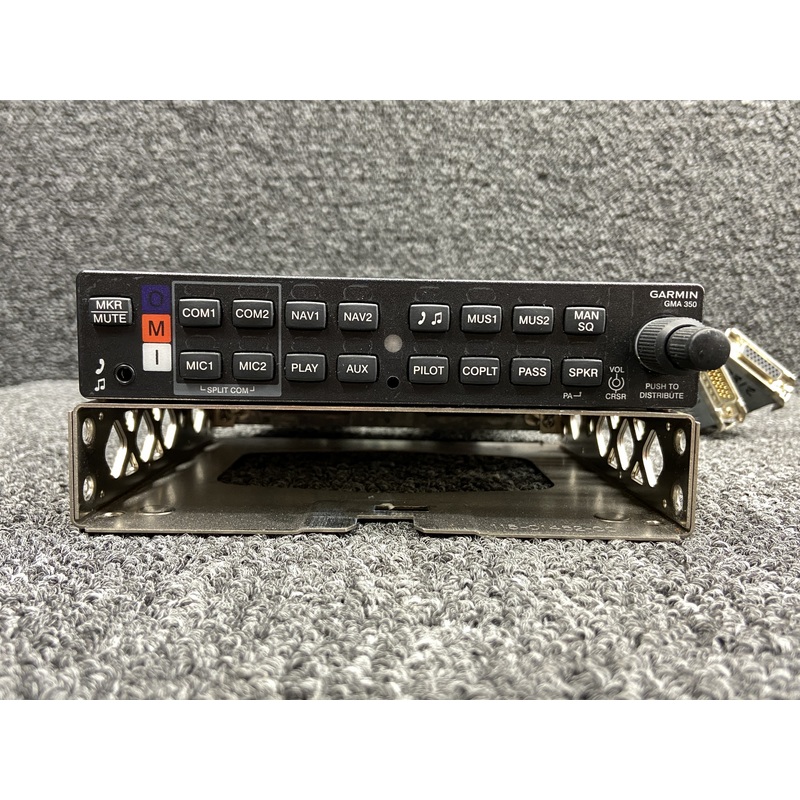 011-02385-00 Garmin GMA-350 Audio Selector Panel with Tray (Volts: 14, 28)
