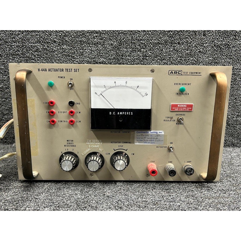 45900-0000 ARC H-44A Actuator Test Set with Service, Parts Manual