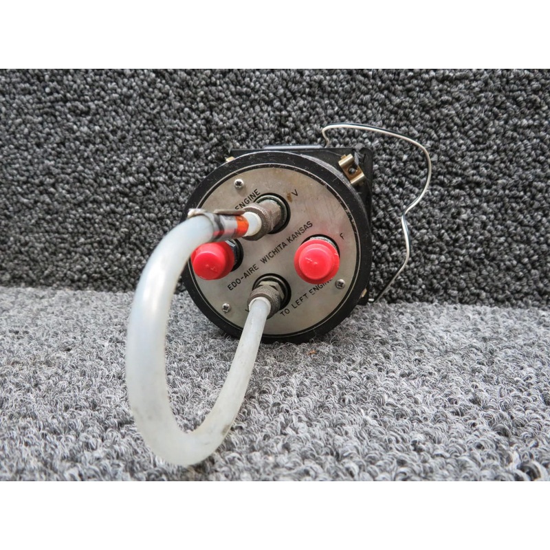 96-384069-1 (Alt: IU028-204-8) Edo-Aire Dual Fuel Flow Indicator (0-24 GPH)