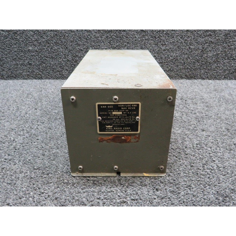066-1008-00 King Radio KNR-660 VOR-LOC-RMI NAV Receiver