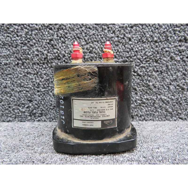 6060-0501 (Alt: C662007-0501) United Instruments Dual Fuel Flow Indicator