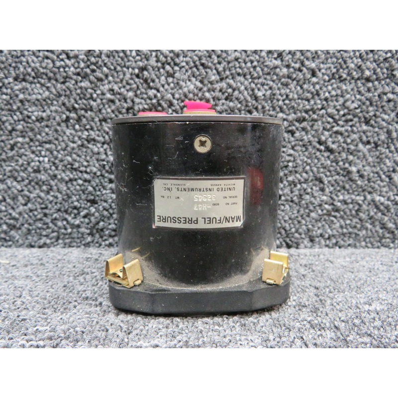 6080-H47 United Instruments Manifold Pressure, Fuel Flow Indicator