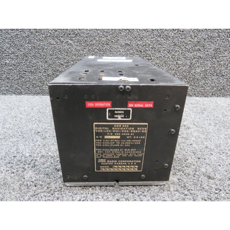066-4006-01 King KNR-665 Digital Navigation Receiver (Volts: 28)