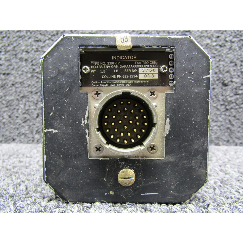 622-1234-013 Collins 339F-12 DME Indicator