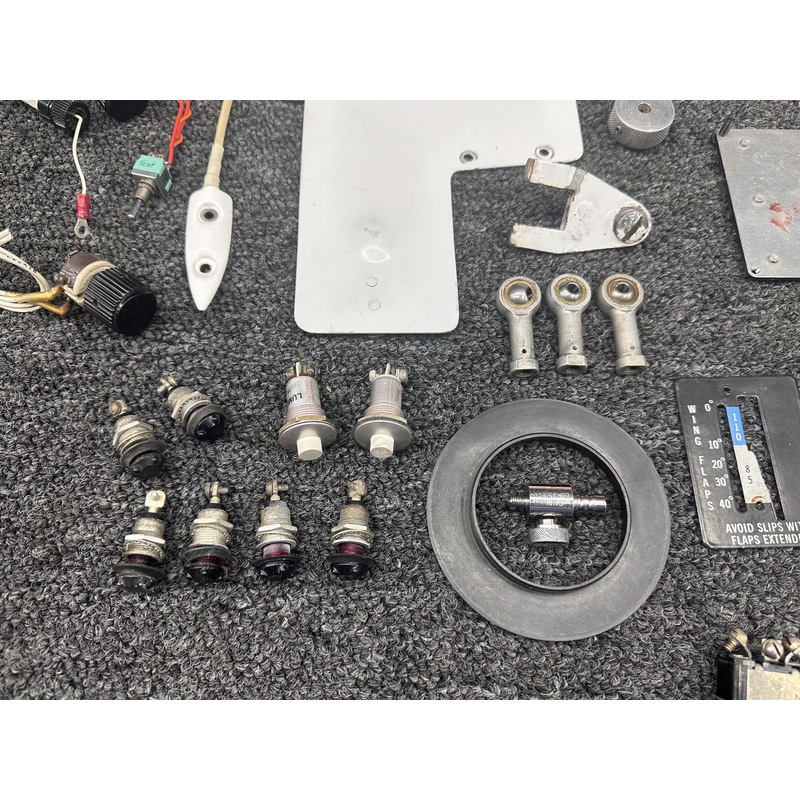 Beechcraft 95-C55 Goodie Bag with Switches, Knobs, Jack Pads and More