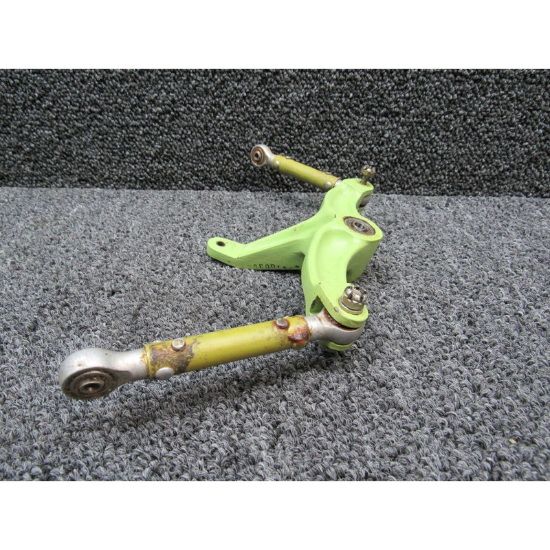002-410039-7 Beechcraft 35 Rudder Control Bellcrank RH w Rods (SA)