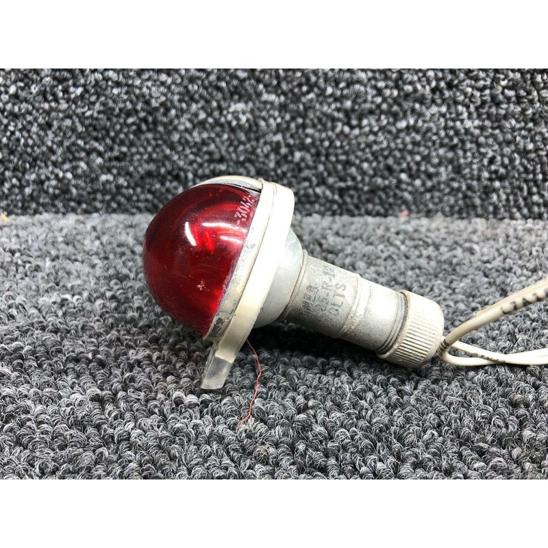 A1285R12 / A1280-2 Beechcraft C24R Navigation Light W/ Lens (Red) & Shield (14V)