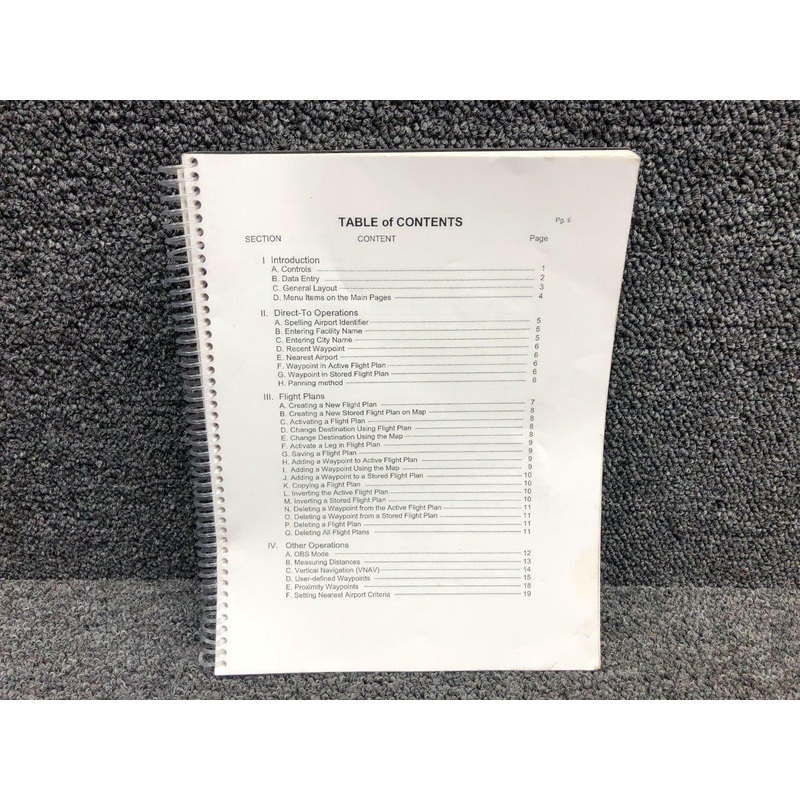 Cessna 162 Garmin G300 Pilots Operating Manual