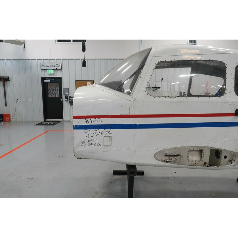 Beech 23 Fuselage Assy W/ Airworthiness, BOS, Data Tag and Log Books