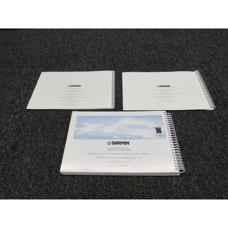 190-00140-10 / 190-00140-13 / 190-00140-60 Garmin 400 / 500 Series Manual Set