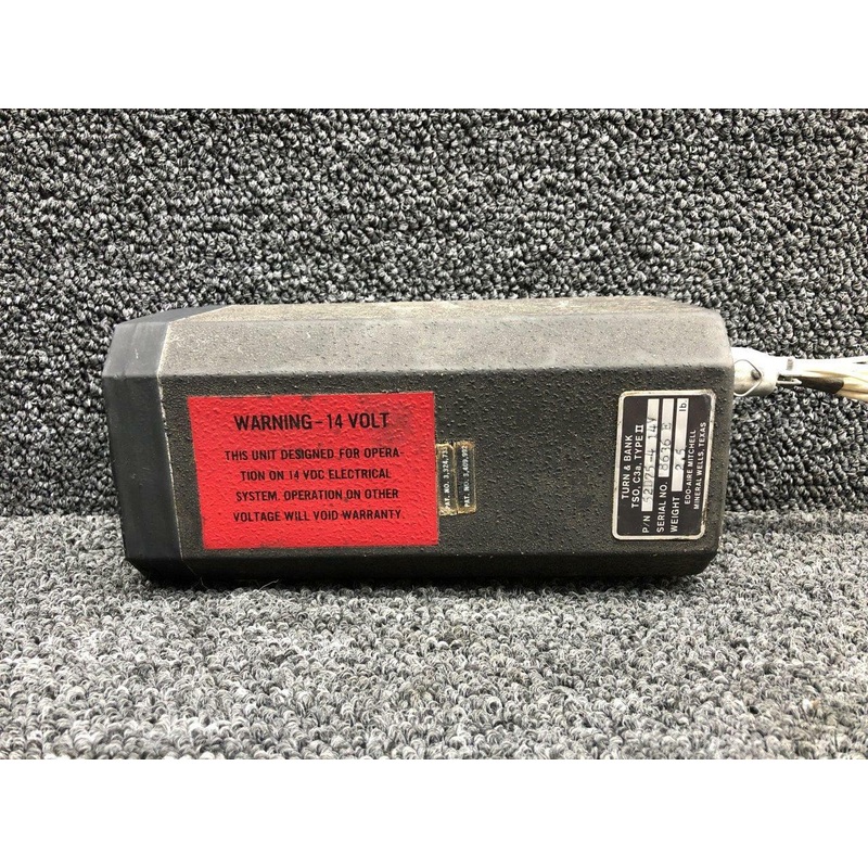 52D75-4 Beechcraft C24R Edo-Aire Turn & Bank Indicator (Volts: 14) (CORE)