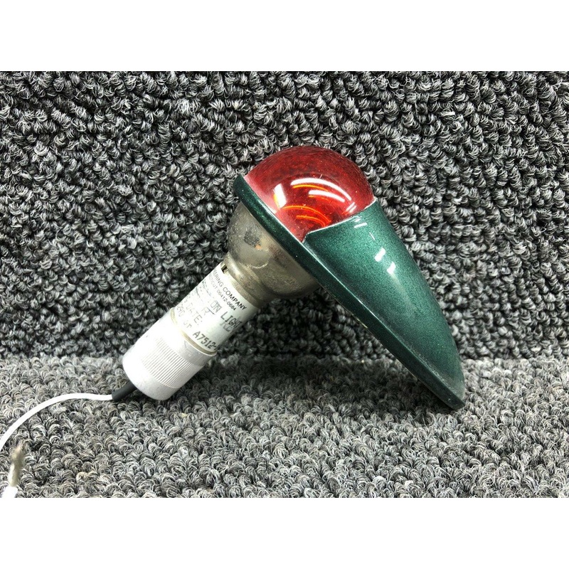 W-1285PR, W1282 Whelen Navigation Light Assembly Red (Volts: 14)
