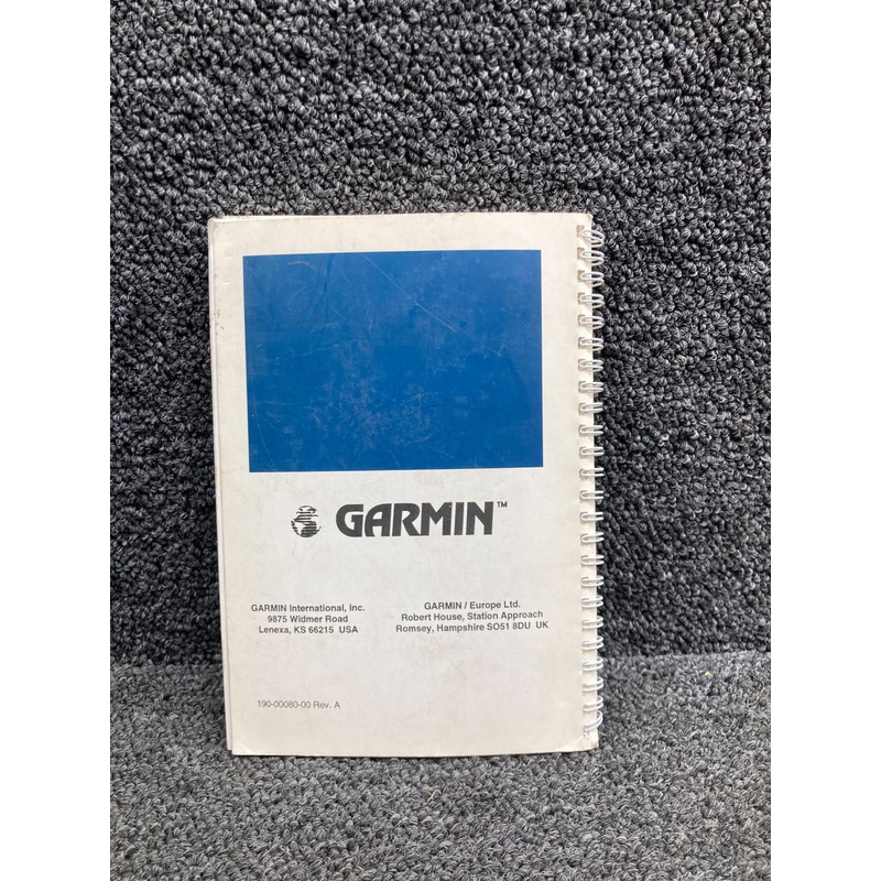 190-00080-00 Garmin GPS95 XL Personal Navigator Owner’s Manual (1994)