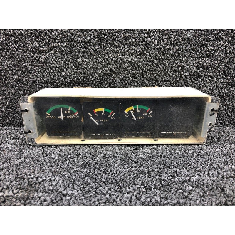 850015-505 Stewart Warner Engine Instrument Gauge Cluster Assembly