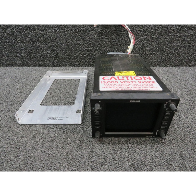 066-3084-32 Bendix King IN-182A Color Radar Unit w Tray and Mods