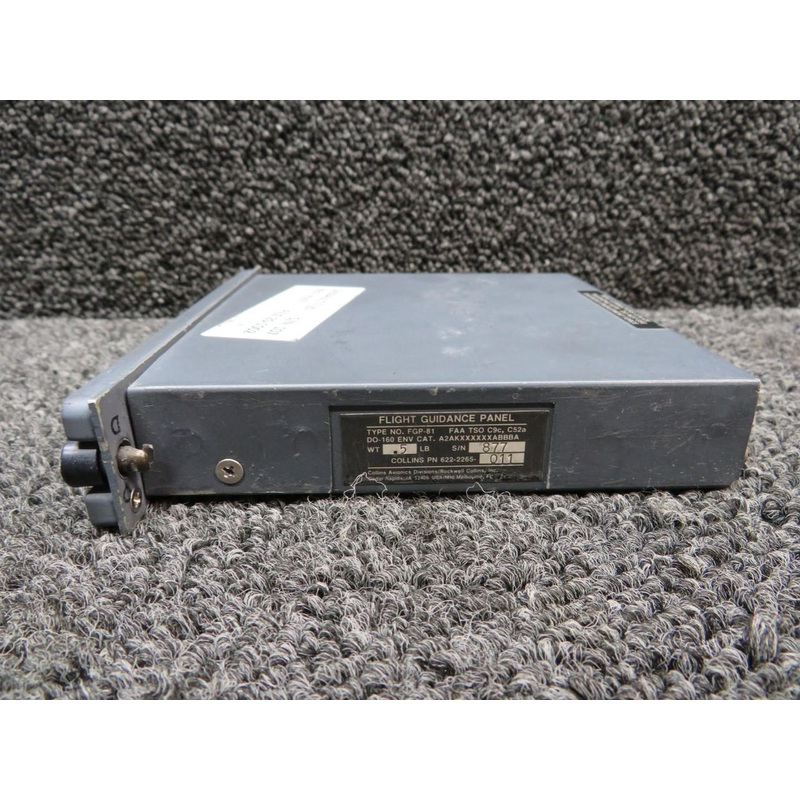 622-2265-011 Collins FGP-81 Flight Guidance Panel with Mod