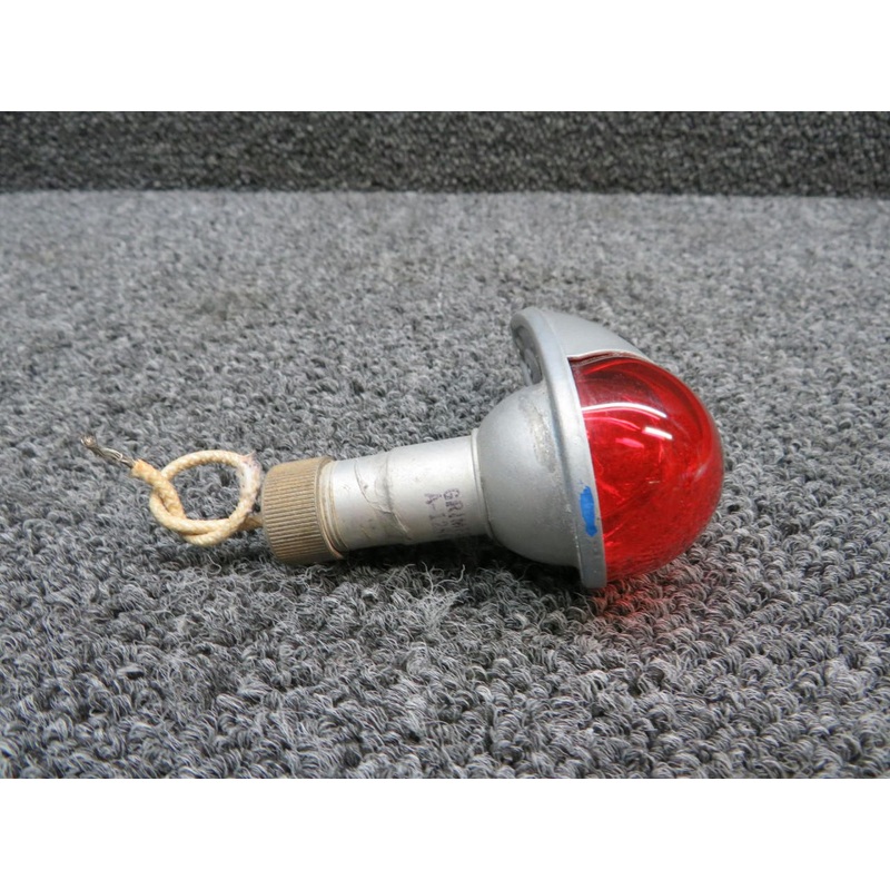 A-1286 Luscombe 8A Grimes Position Light Assembly LH W/ Shield and Lens (12V)