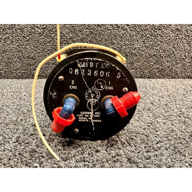 22-260-07 Garwin Dual Manifold Pressure Indicator (Lighted)