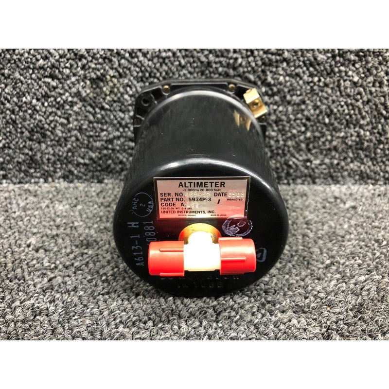5934P-3 (ALT: A613-1) United Instruments Altimeter Indicator (CORE)