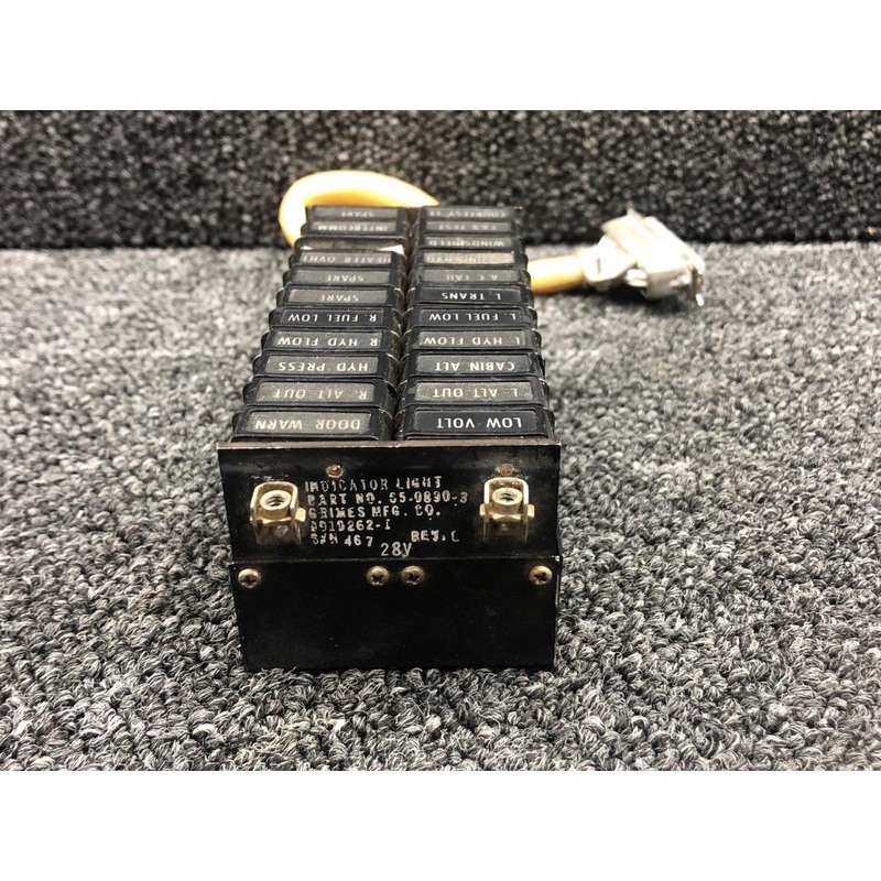 65-0890-3 (ALT: 9910262-1) Grimes Panel Light Indicator (Volts: 28)