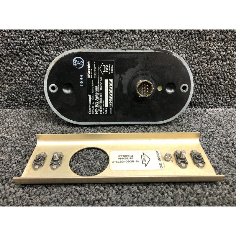 805-10930-001 Goodrich NY-163 Stormscope Antenna W/ Mods & Mount