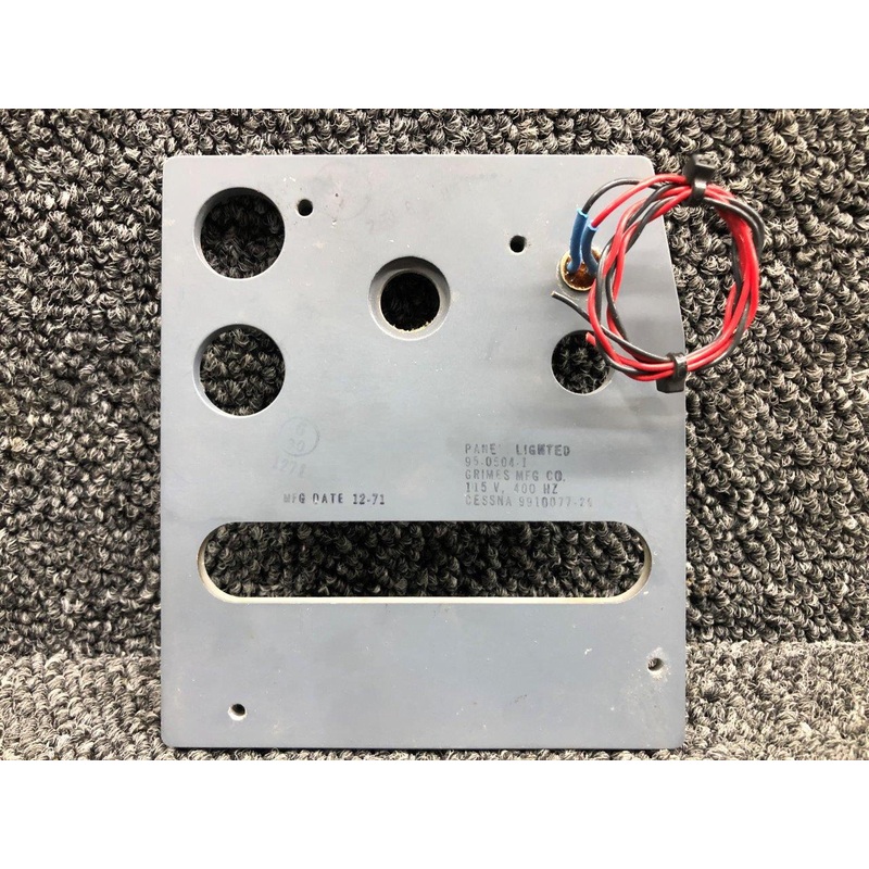 95-0504-1 (Alt: 9910077-29) Grimes Lighted Panel