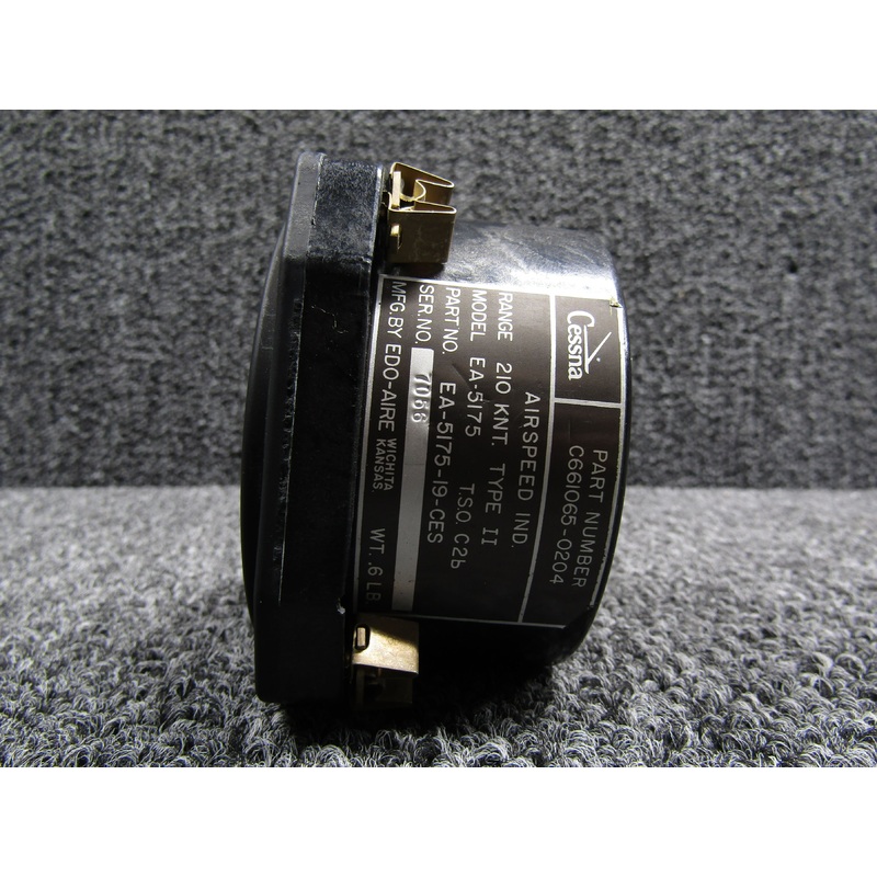 EA-5175-19-CES (Alt: C661065-0204) Edo-Aire True Airspeed Indicator (40-210 Knots)