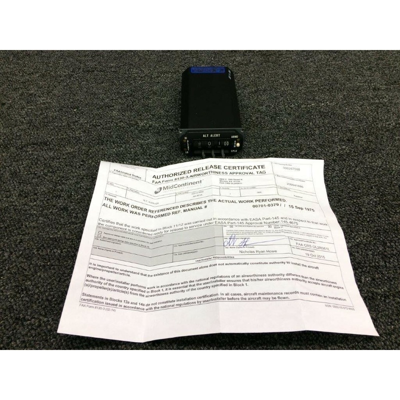 43310-0000 Altitude Alerter AA-801A w/ 8130 (28 Volts) (CAP)