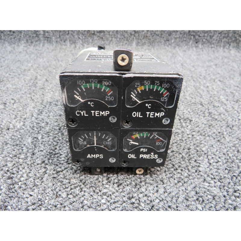 IU305-009 (Alt: 36-380044-17) Beech A36TC Edo-Aire Gauge Cluster w Probe (28V)