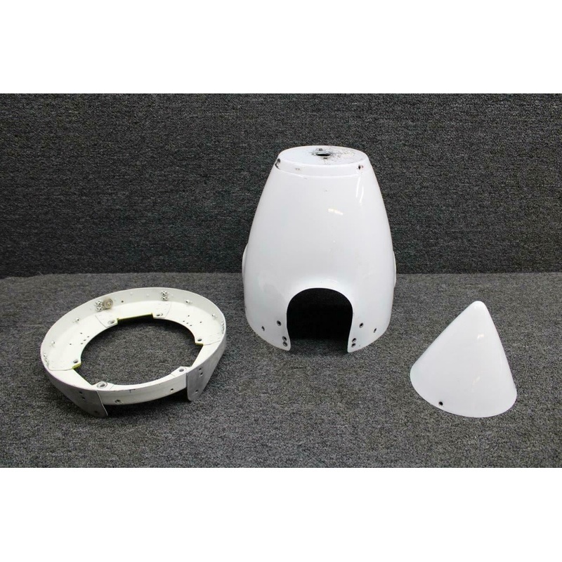 C-4558-2P / D-4561-6 Cessna 340 McCauley 3 Blade Propeller Spinner W/ Bulkhead