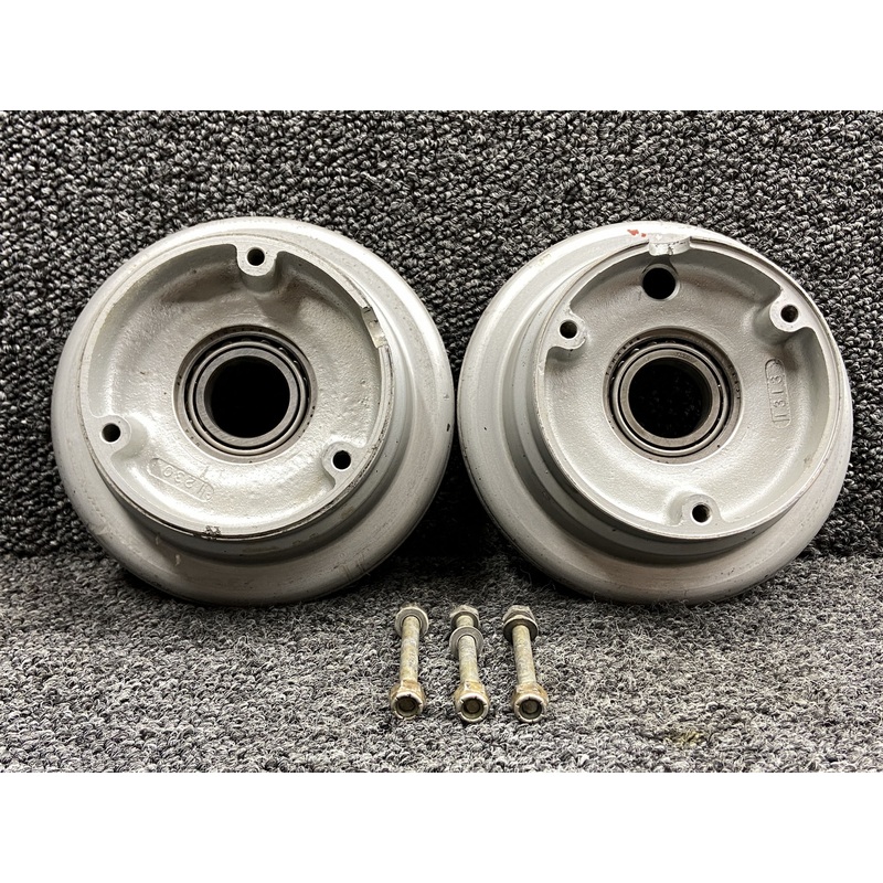40-87 Mooney M20J Cleveland Nose Gear Wheel Assy 5.00×5