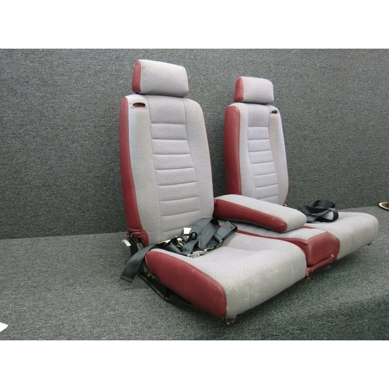 49210-1, 49220-1, 49220-2 Rockwell 114 Aft Bench Seat Assembly with Seatbelts