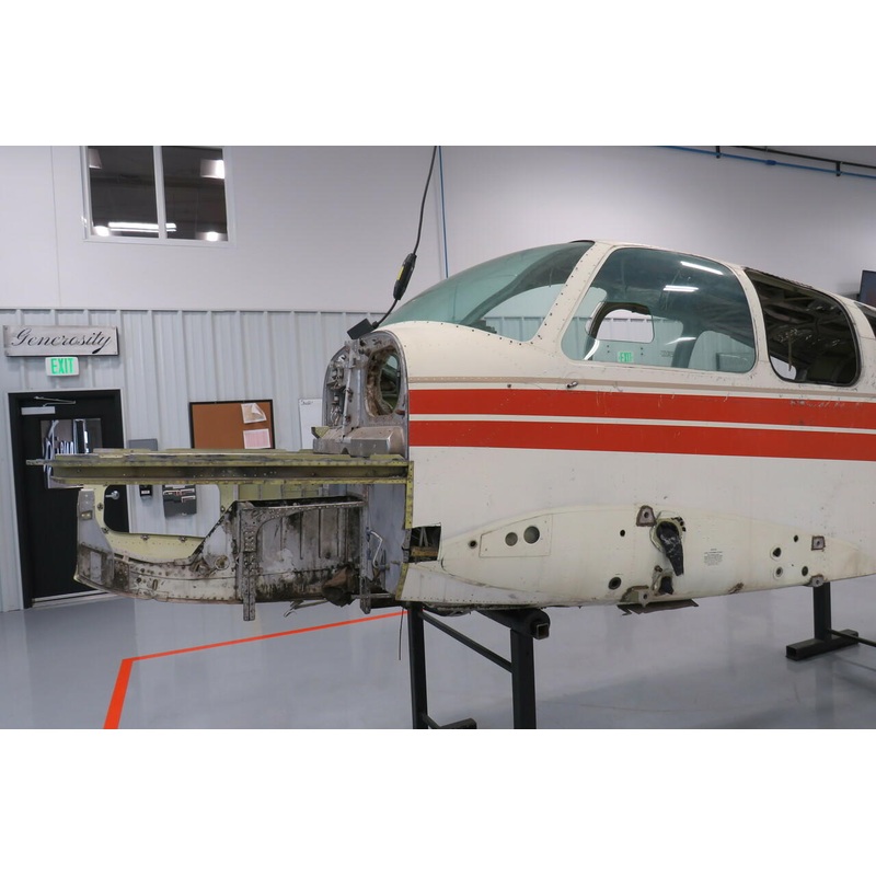 Beechcraft V35B Fuselage w Bill of Sale, Data Tag, and Logs