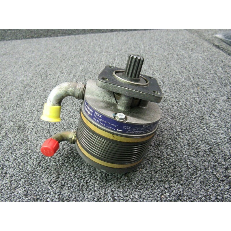 215CC Piper Lycoming O-360-E1A6D Airborne Dry Air Pump (No Prop Strike)